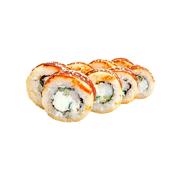 Креветка в шубе темпура 