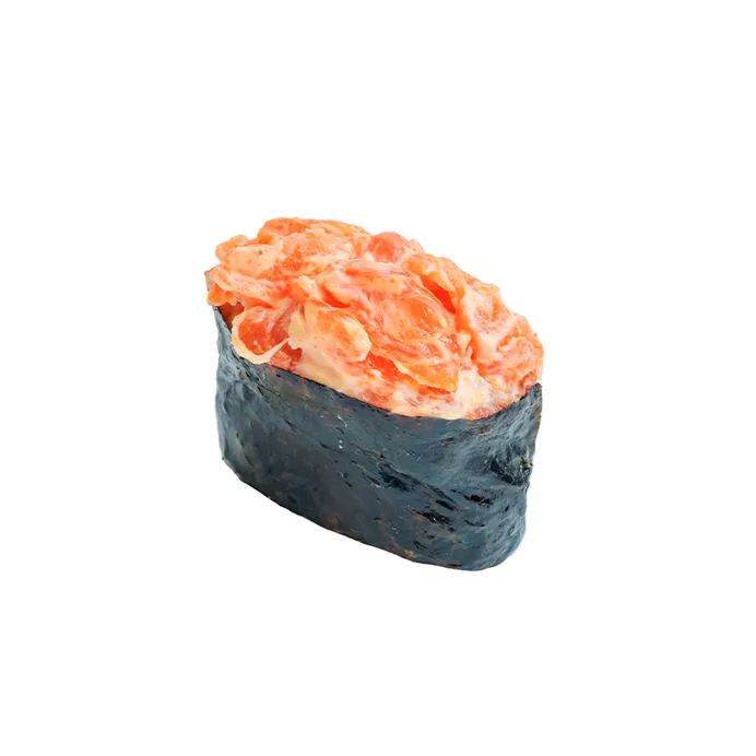 Гункан с лососем