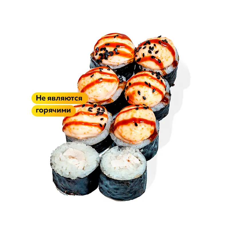 Запеченный ролл с курицей
